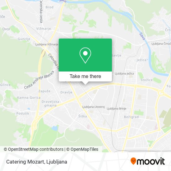 Catering Mozart map