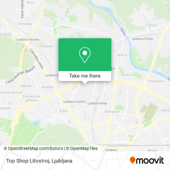 Top Shop Litostroj map