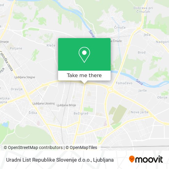Uradni List Republike Slovenije d.o.o. map