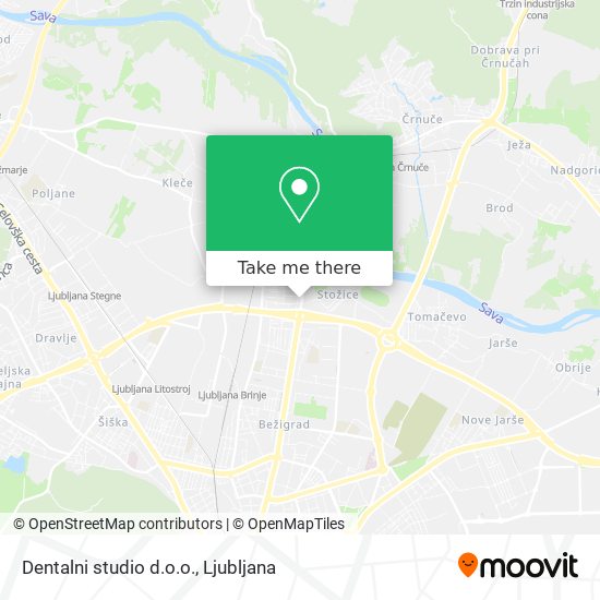 Dentalni studio d.o.o. map