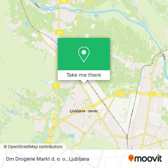 Dm Drogerie Markt d. o. o. map
