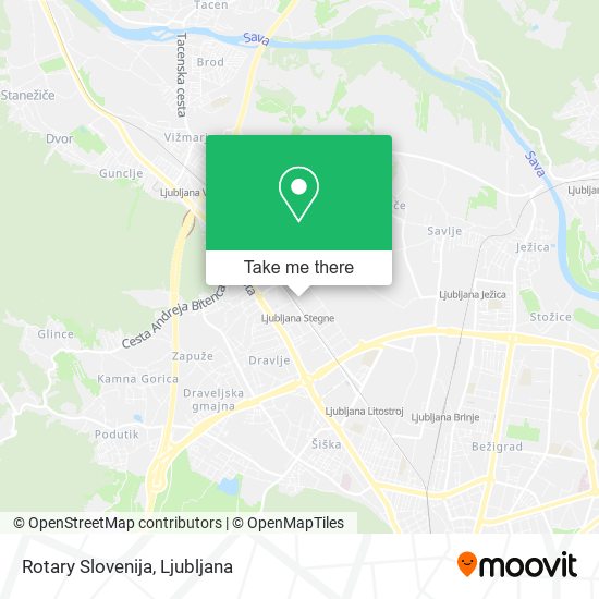 Rotary Slovenija map