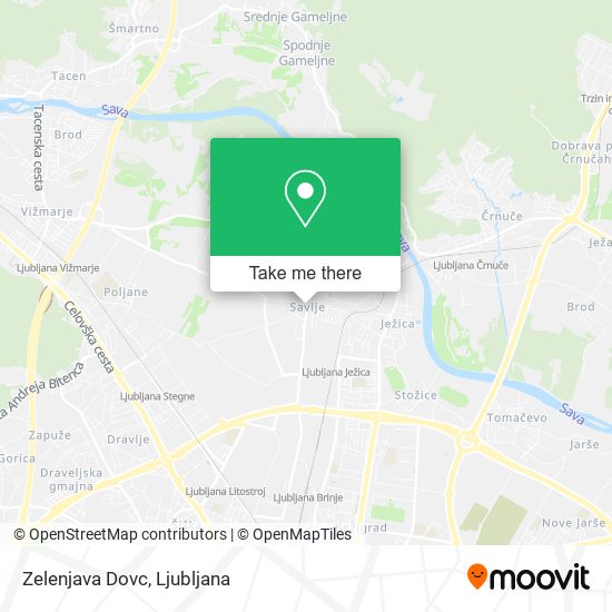 Zelenjava Dovc map