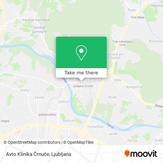 Avto Klinika Črnuče map