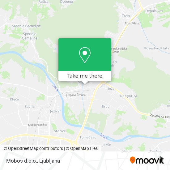 Mobos d.o.o. map