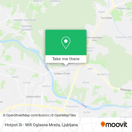 Hotpot.Si - Wifi Oglasna Mreža map