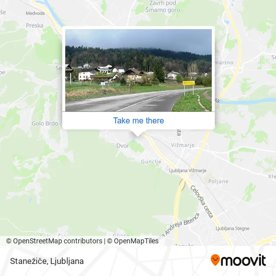 Stanežiče map
