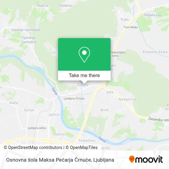 Osnovna šola Maksa Pečarja Črnuče map