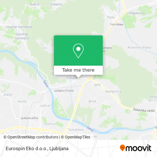 Eurospin Eko d.o.o. map