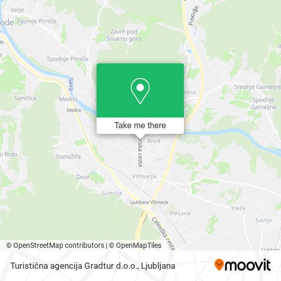 Turistična agencija Gradtur d.o.o. map