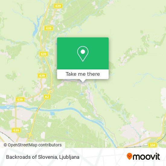 Backroads of Slovenia map