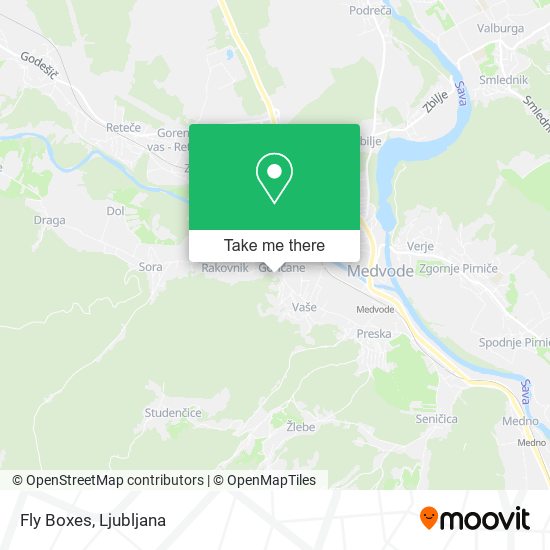 Fly Boxes map