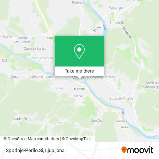 Spodnje-Perilo.Si map