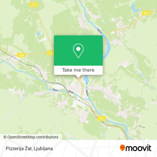 Pizzerija Žar map