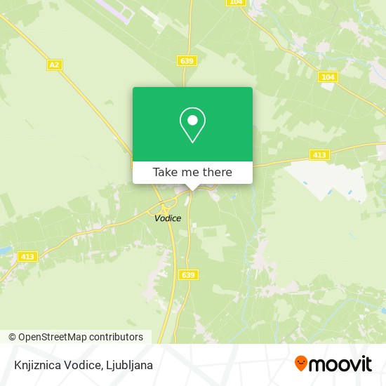 Knjiznica Vodice map