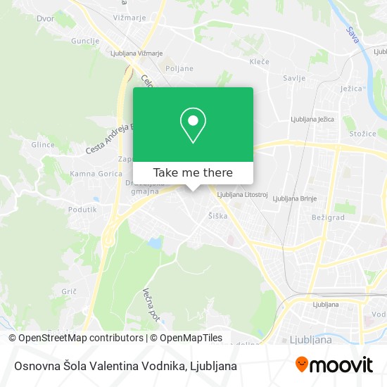 Osnovna Šola Valentina Vodnika map