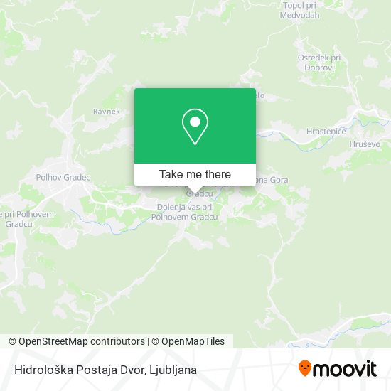 Hidrološka Postaja Dvor map