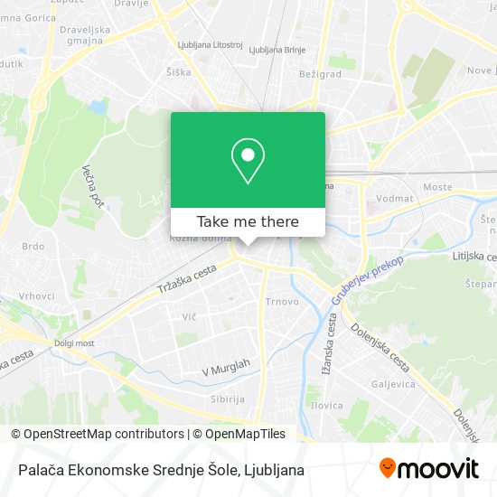 Palača Ekonomske Srednje Šole map