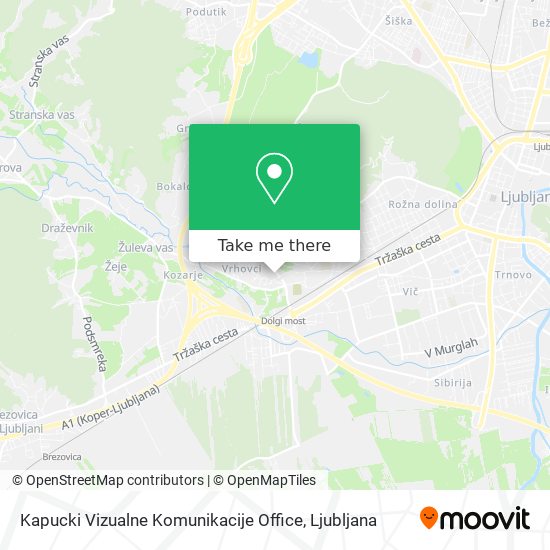 Kapucki Vizualne Komunikacije Office map