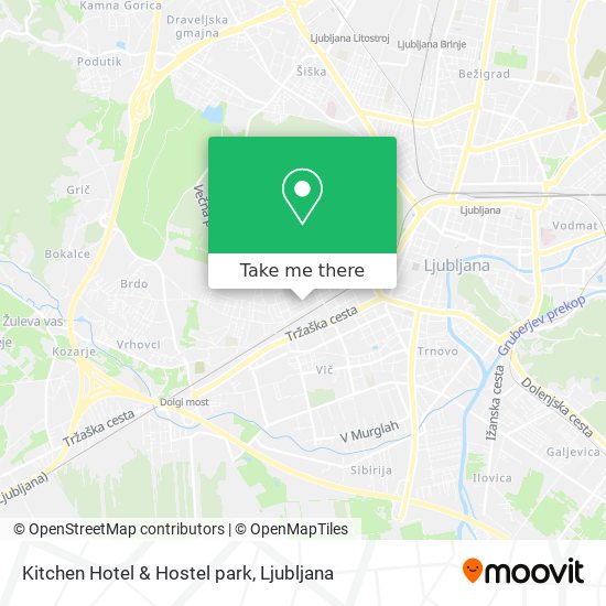 Kitchen Hotel & Hostel park map