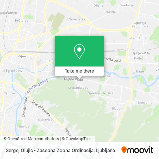 Sergej Olujic - Zasebna Zobna Ordinacija map