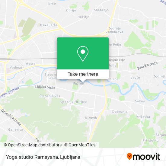 Yoga studio Ramayana map
