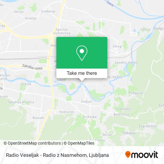 Radio Veseljak - Radio z Nasmehom map
