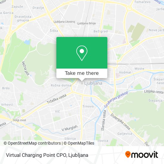 Virtual Charging Point CPO map