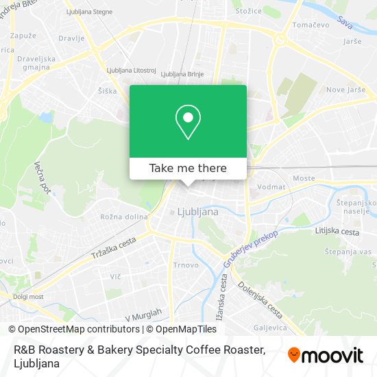 R&B Roastery & Bakery Specialty Coffee Roaster map