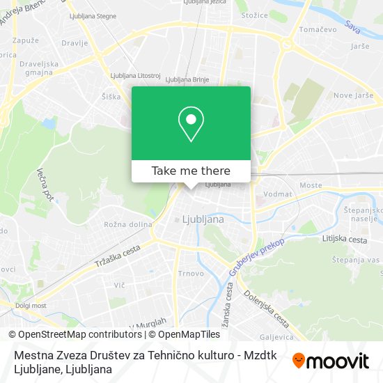 Mestna Zveza Društev za Tehnično kulturo - Mzdtk Ljubljane map