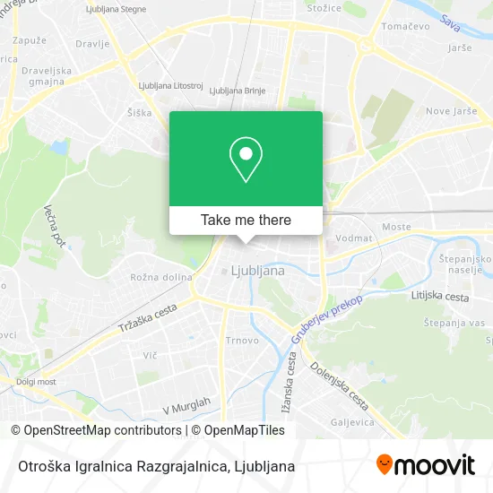 Otroška Igralnica Razgrajalnica map