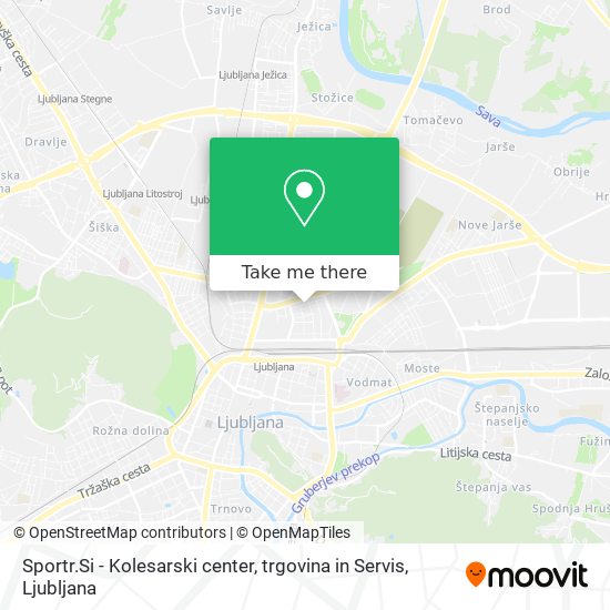 Sportr.Si - Kolesarski center, trgovina in Servis map
