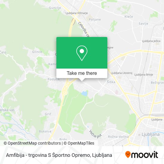 Amfibija - trgovina S Športno Opremo map