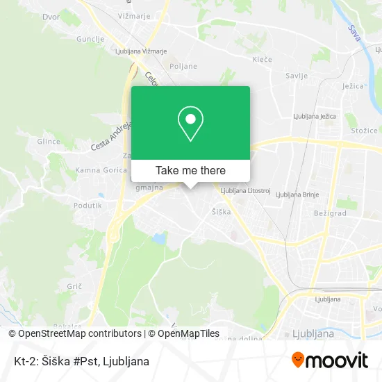 Kt-2: Šiška #Pst map