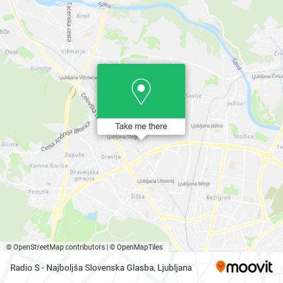 Radio S - Najboljša Slovenska Glasba map