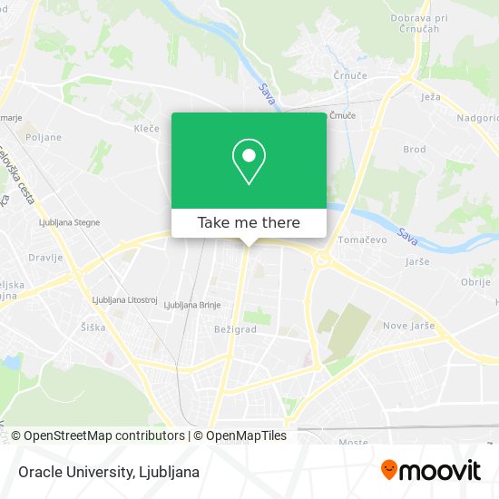 Oracle University map