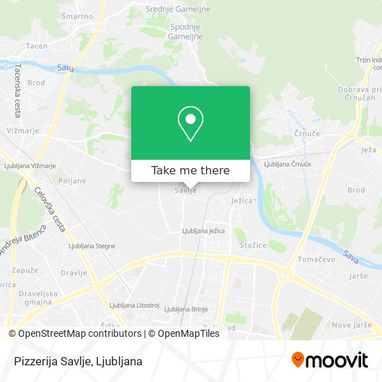 Pizzerija Savlje map