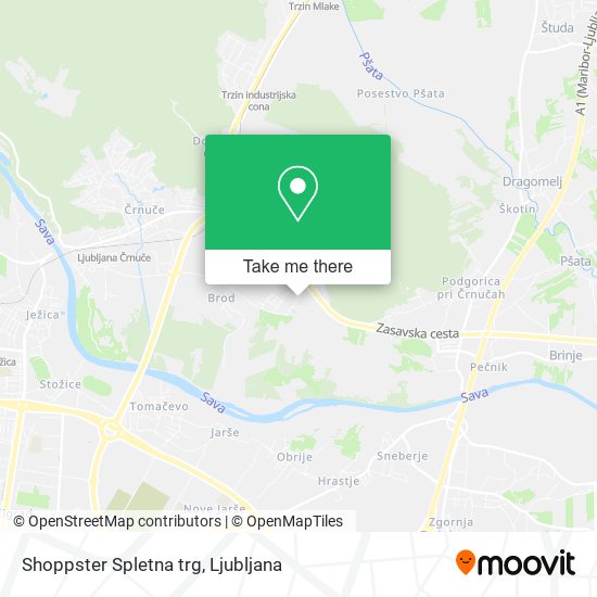 Shoppster Spletna trg map