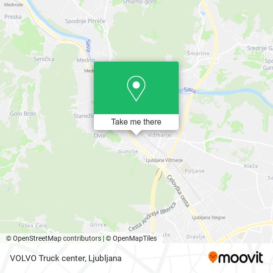 VOLVO Truck center map