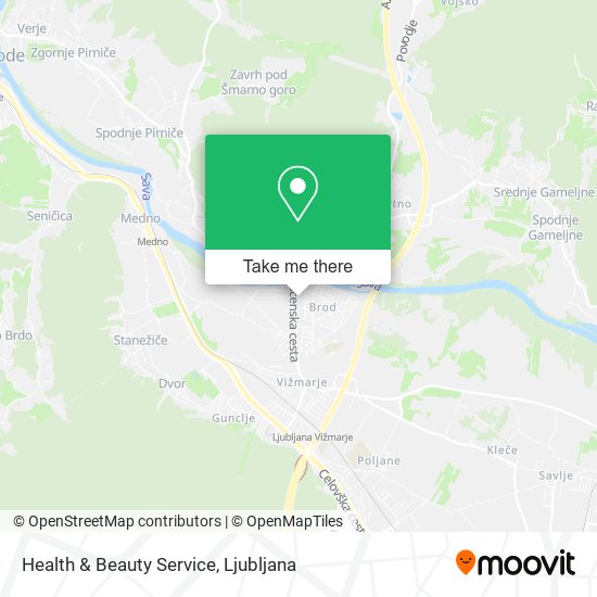 Health & Beauty Service map