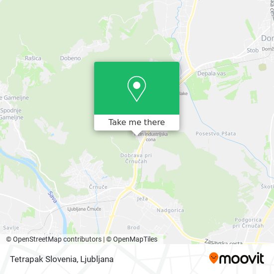 Tetrapak Slovenia map