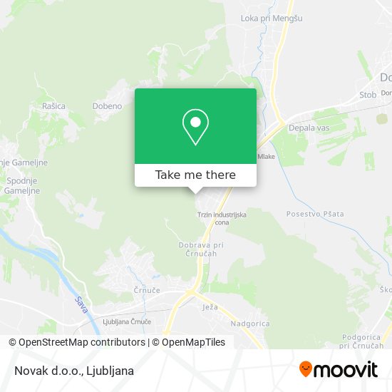 Novak d.o.o. map