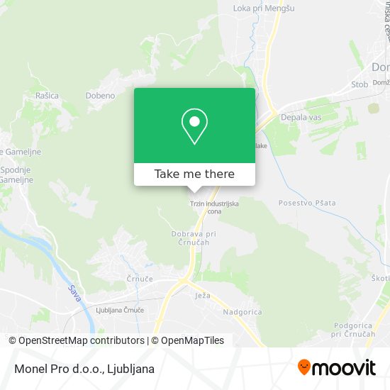 Monel Pro d.o.o. map