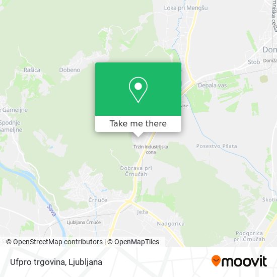 Ufpro trgovina map