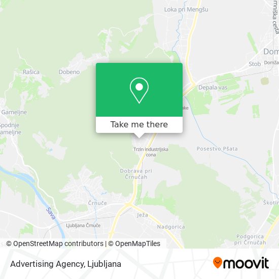 Advertising Agency map