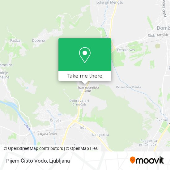 Pijem Čisto Vodo map