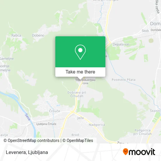 Levenera map
