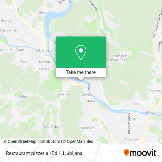 Restaurant pizzeria /Edi/ map
