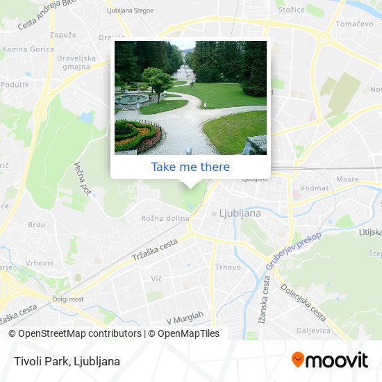 Tivoli Park map