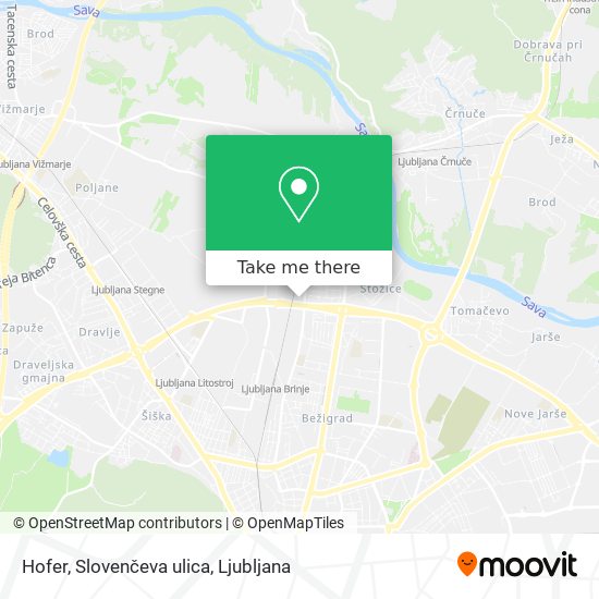 Hofer, Slovenčeva ulica map